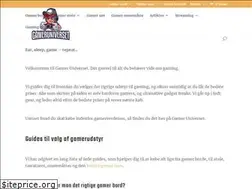 Sites similar to gameruniverset.dk