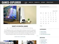 Sites similar to games-explorer.com