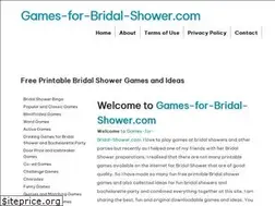 Sites similar to games-for-bridal-shower.com