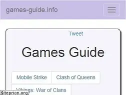 Sites similar to games-guide.info