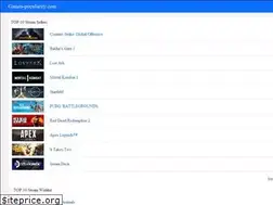 Sites similar to games-popularity.com