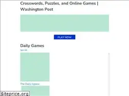 Sites similar to games.washingtonpost.com