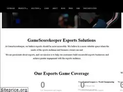 Sites similar to gamescorekeeper.com