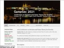 Sites similar to gamesec-conf.org