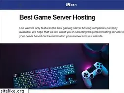 Sites similar to gameserverhosting.org