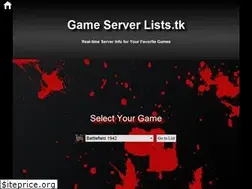 Sites similar to gameserverlists.tk