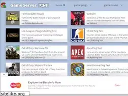 Sites similar to gameserverping.com