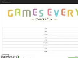 Sites similar to gamesevery.com