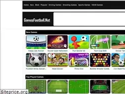 Sites similar to gamesfootball.net