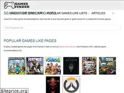 Sites similar to gameslikefinder.com