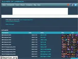 Sites similar to gamesoflegends.com