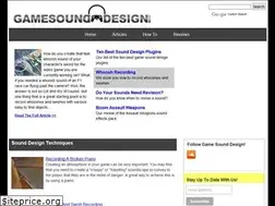 Sites similar to gamesounddesign.com