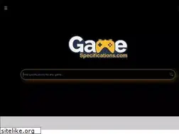 Sites similar to gamespecifications.com