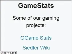 Sites similar to gamestats.org