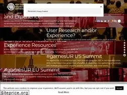 Sites similar to gamesuserresearchsig.org