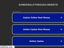 Sites similar to gameswalkthrough.website
