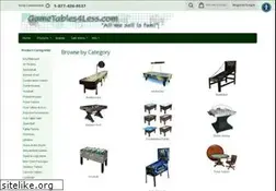 Sites similar to gametables4less.com