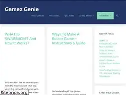 Sites similar to gamezgenie.com