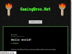 Sites similar to gamingbros.net