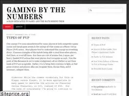 Sites similar to gamingbythenumbers.com