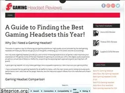 Sites similar to gamingheadsetreviews.com