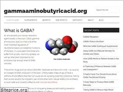 Sites similar to gammaaminobutyricacid.org