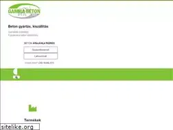 Sites similar to gammabeton.hu