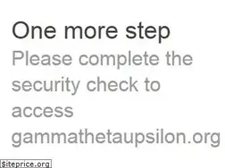 Sites similar to gammathetaupsilon.org