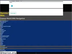 Sites similar to gammaworld.wikia.com