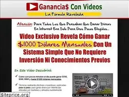 Sites similar to gananciasconvideos.com