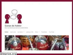 Sites similar to ganasdehablar.com