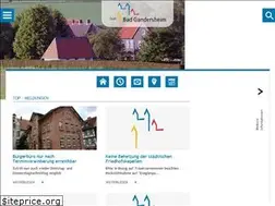 Sites similar to gandersheim.de
