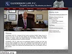 Sites similar to gandersonlaw.com