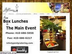 Sites similar to gandgcatering.com
