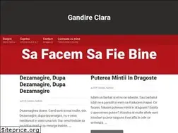 Sites similar to gandireclara.ro