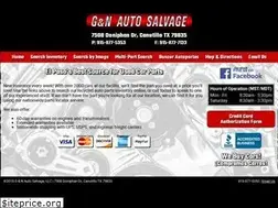 Sites similar to gandnautosalvage.com