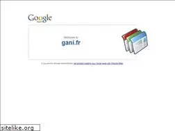Sites similar to gani.fr