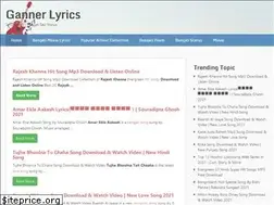 Sites similar to gannerlyrics.club