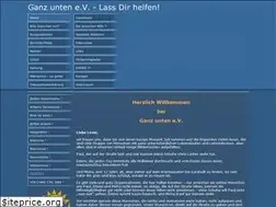 Sites similar to ganz-unten-ev.de