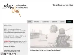 Sites similar to ganzohr.de