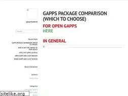 Sites similar to gapps4android.wordpress.com
