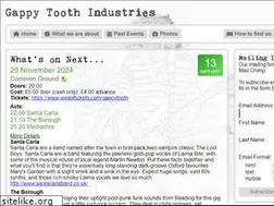 Sites similar to gappytooth.com