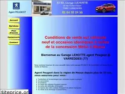 Sites similar to garage-peugeot-lenotte.com