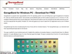 Sites similar to garagebandforpcwindows.com