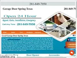 Sites similar to garagedoor-springtx.com