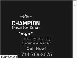 Sites similar to garagedoorchamp.com