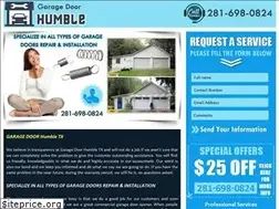 Sites similar to garagedoorhumble.com