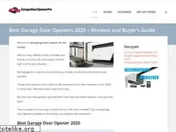 Sites similar to garagedooropenerpro.com