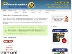 Sites similar to garagedoorremotesgateopeners.com