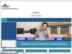Sites similar to garagedoorrepairbelair.com